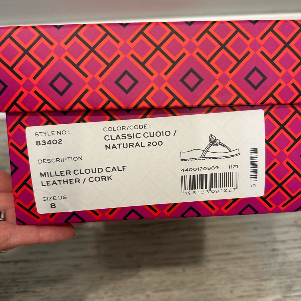 Tory Burch Miller Cloud Calf Leather Sandals